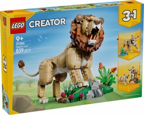 LEGO CREATOR 31386 Laukiniai gyvūnai: Didingasis liūtas