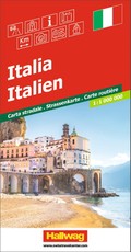 Hallwag Strassenkarte Italien 1:1 Mio.