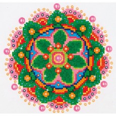 Deimantinė mozaika FLOWER MANDALA 25,40x20,30