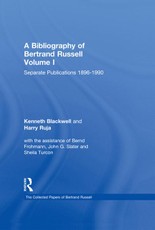A Bibliography of Bertrand Russell