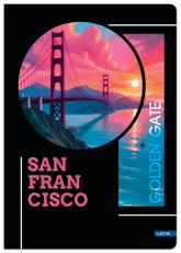 Sąsiuvinis(platus) A5 60lap 80g lang METROPOLIS