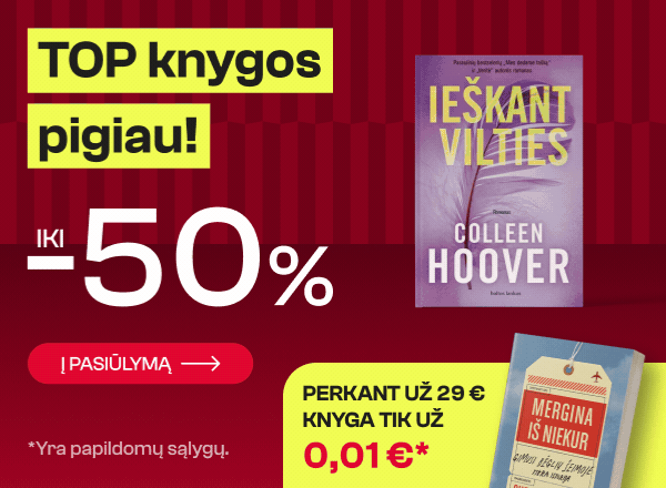 Akcija + knyga už 1ct