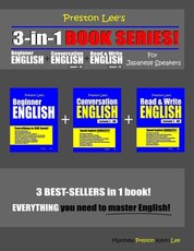 Preston Lee's 3-in-1 Book Series! Beginner English, Conversation English & Read & Write English Lesson 1 - 40 For Japanese Speakers