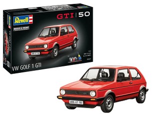 Plastikinis modelis VW Golf I GTI „50 Years“, mastelis 1:24
