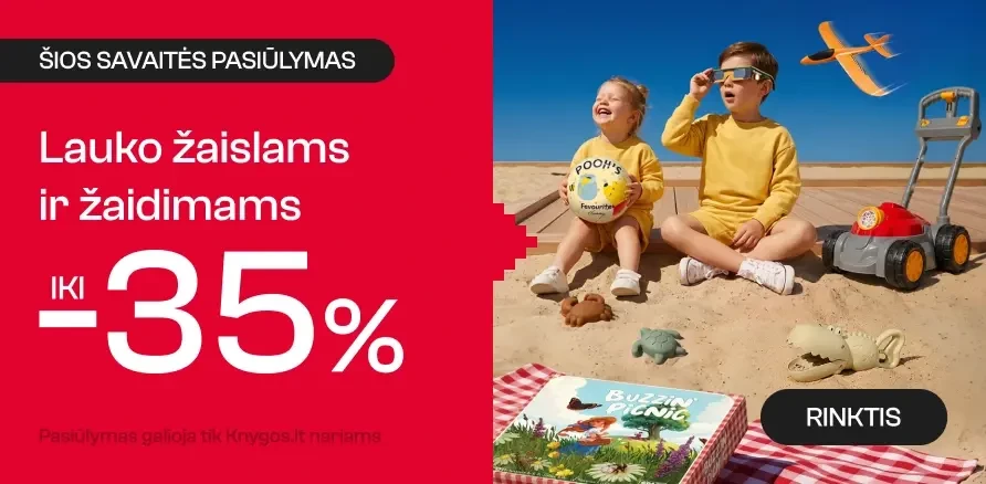 Lauko žaislai ir žaidimai - nuolaidos iki 35%!