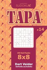 Sudoku Tapa - 200 Hard Puzzles 8x8 (Volume 14)