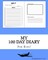 My 100 Day Diary (Sky Blue cover)