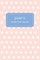 June's Pocket Posh Journal, Polka Dot