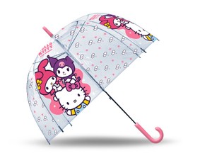 Vaikiškas skaidrus skėtis Hello Kitty