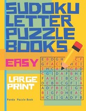 Sudoku Letter Puzzle Books - Easy - Large Print