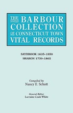 Barbour Collection of Connecticut Town Vital Records. Volume 38
