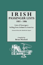 Irish Passenger Lists, 1803-1806