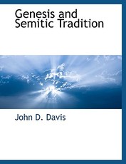 Genesis and Semitic Tradition