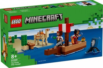 LEGO Minecraft 21259 Piratų laivo kelionė