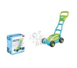 Muilo burbulų vejapjovė su šviesa, veikia baterijomis, mėlyna