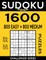 Sudoku Book 1,600 Puzzles, 800 Easy and 800 Medium