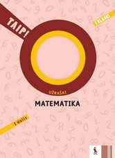 Matematika. Užrašai 1 klasei, 1 dalis. Serija TAIP!