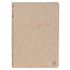 The Spiritual Growth Bible, Study Bible, NLT - New Living Translation Holy Bible, Faux Leather, Pearlescent Taupe