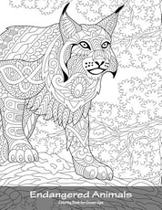 Endangered Animals Coloring Book for Grown-Ups 1
