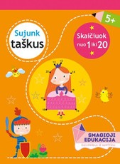 Sujunk taškus. Bloknotas 5 metų vaikams