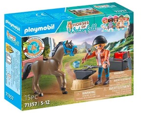 PLAYMOBIL konstruktorius: Kalvis Benas ir arklys Achilas