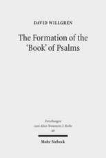 The Formation of the 'Book' of Psalms