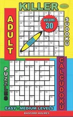 Adult sudoku jigsaw Killer. Calcudoku puzzles. Easy - medium levels.