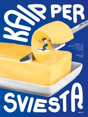 KAIP PER SVIESTĄ (knyga su defektais)