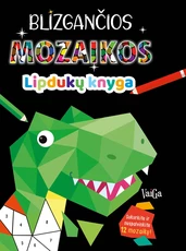 Blizgančios mozaikos. Lipdukų knyga