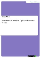 Moss Flora of India. An Updated Summary of Taxa