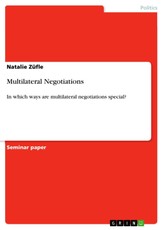 Multilateral Negotiations