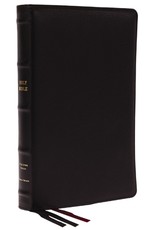 Kjv, Thinline Bible, Large Print, Premium Goatskin Leather, Black, Premier Collection, Red Letter, Thumb Indexed, Comfort Print