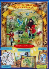 Lipdžių pasakos. Žiaurus piratas Kiauras Batas, lobių sala ir Mazgiaus Kilbuko pasala