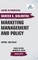 Marketing Management and Policy
