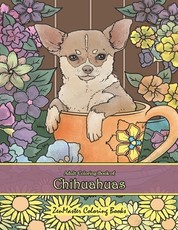 Adult Coloring Book of Chihuahuas