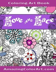 Love and Lace Coloring Art Book