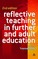 Reflective Teaching in Further and Adult Education