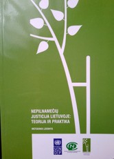 Nepilnamečių justicija Lietuvoje: teorija ir praktika | Metodinis leidinys