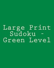 Large Print Sudoku - Green Level