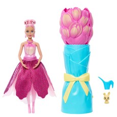 BARBIE TULIP SURPRISE lėlė gėlėje (JMF57)
