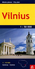 Vilnius. Kišenėje telpantis miesto planas M 1: 50 000