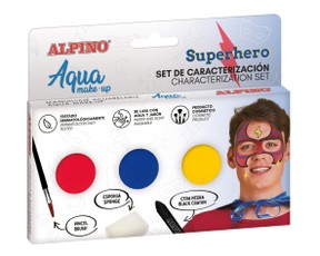 Makiažo rinkinys ALPINO Superhero Aqua make-up 3sp
