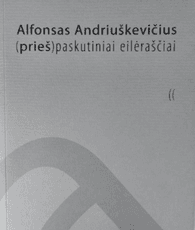 (prieš)paskutiniai eilėraščiai