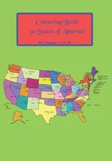 50 States of America Colouring Book
