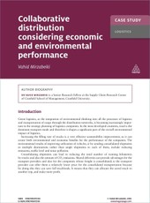 Case Study: Collaborative Distribution Considering Economic and Environmental Performance