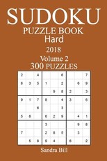 300 Hard Sudoku Puzzle Book - 2018