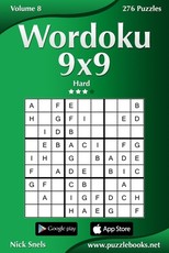 Wordoku 9x9 - Hard - Volume 8 - 276 Logic Puzzles