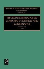 Issues in International Corporate Control and Governance