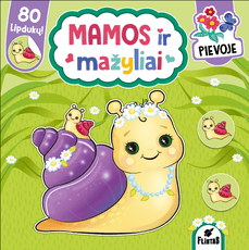 Mamos ir mažyliai. Pievoje