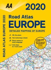 Road Atlas Europe 2020